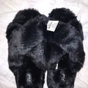 Faux Fur Slides
